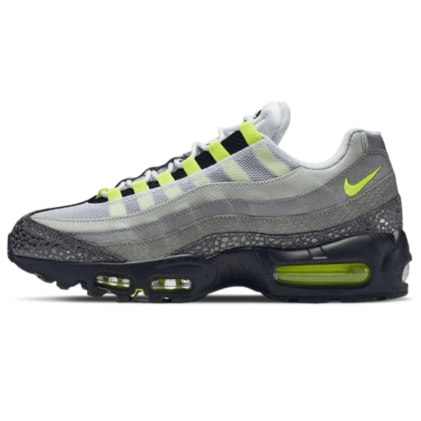 Nike Air Max 95 OG Premium 'Neon Safari' — UK 3 | EU 35.5 | US 3.5 — Front View