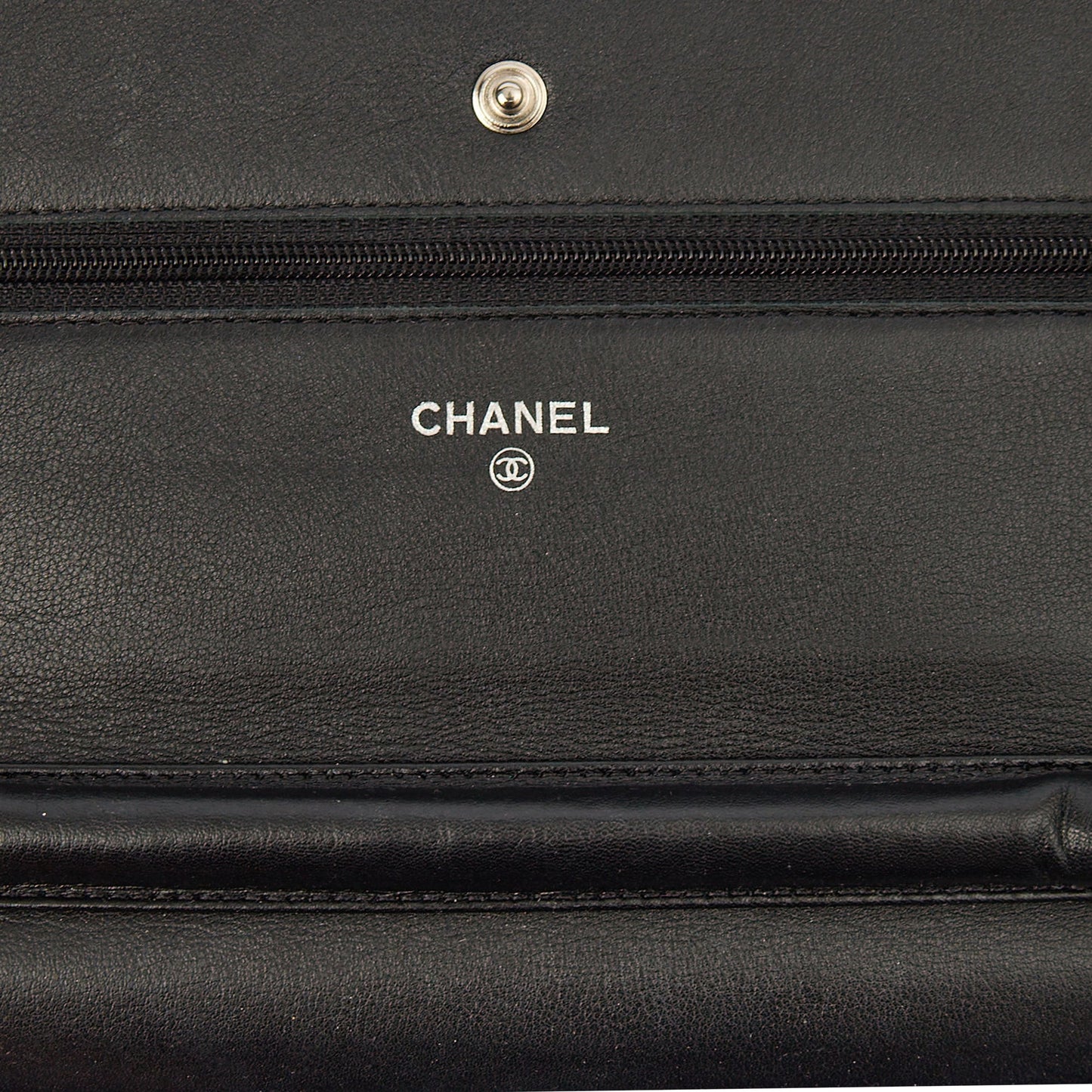 Chanel Cross Body Wallet on Chain in Black, Caviar Leather — Alternate View 29