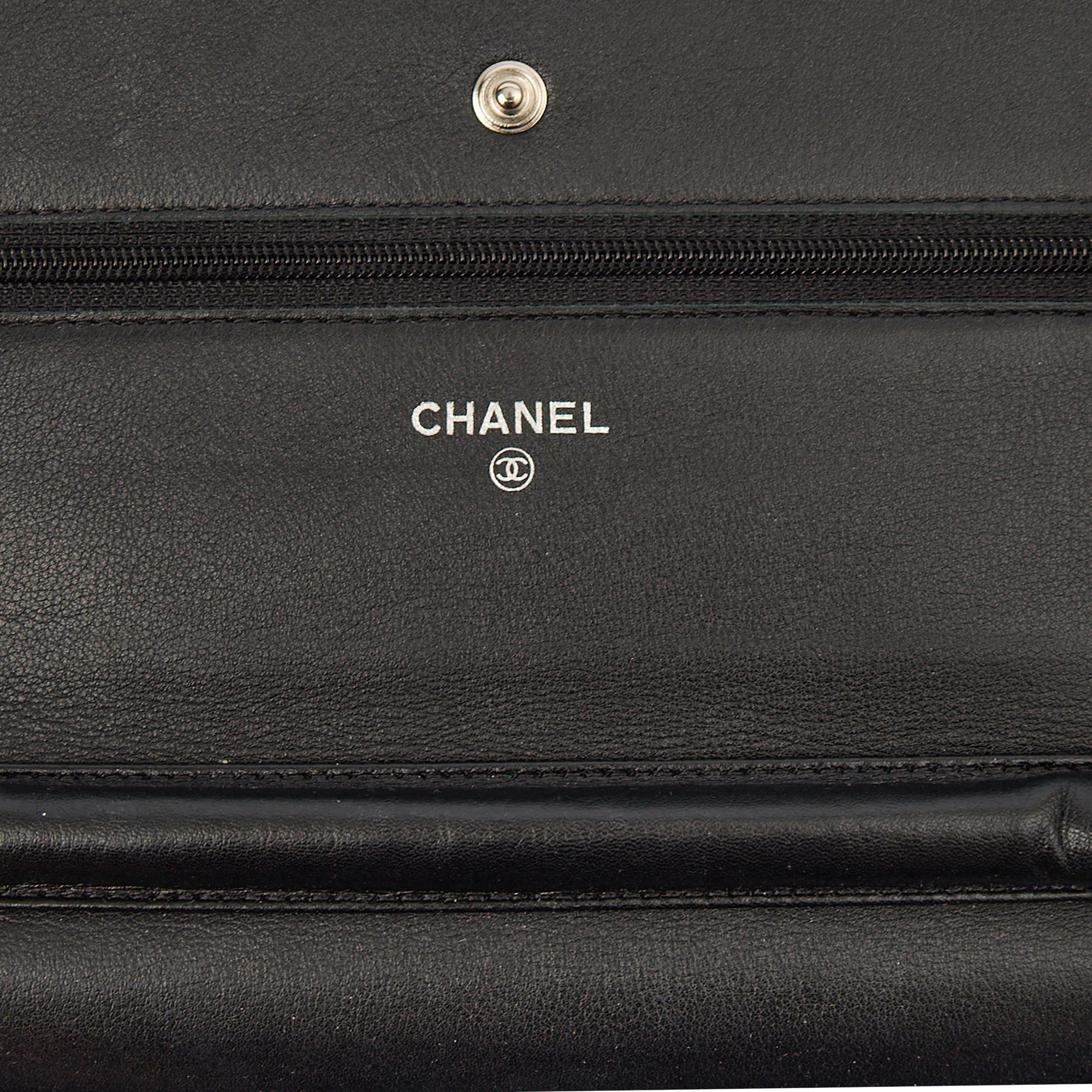 Chanel Cross Body Wallet on Chain in Black, Caviar Leather — Alternate View 19