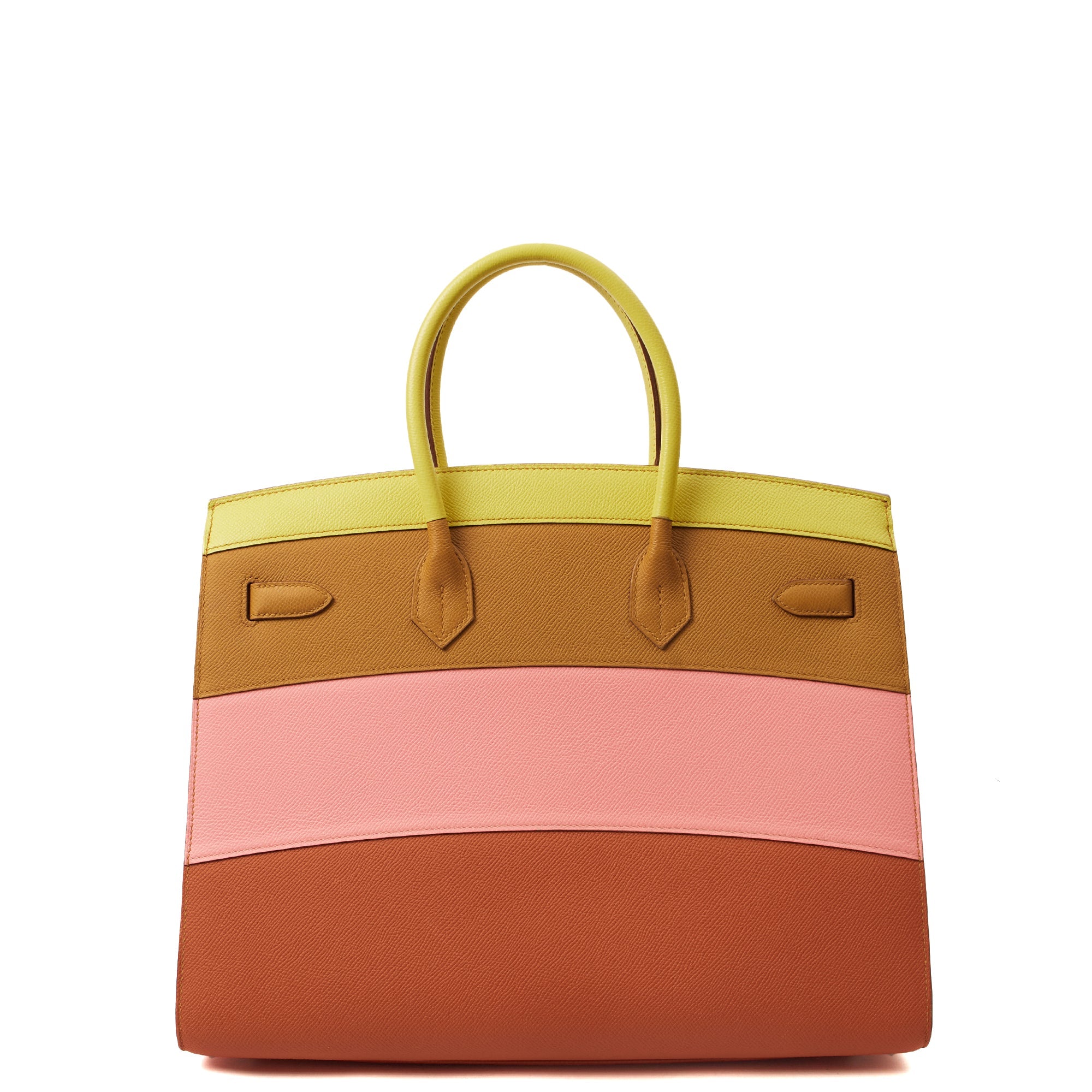 Hermes Birkin 35 in Rose Confetti, Epsom Leather — Back View