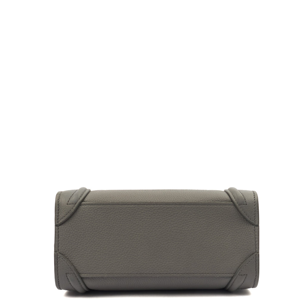 Celine Cross Body Luggage - Nano in Kohl, Leather — Lifestyle View
