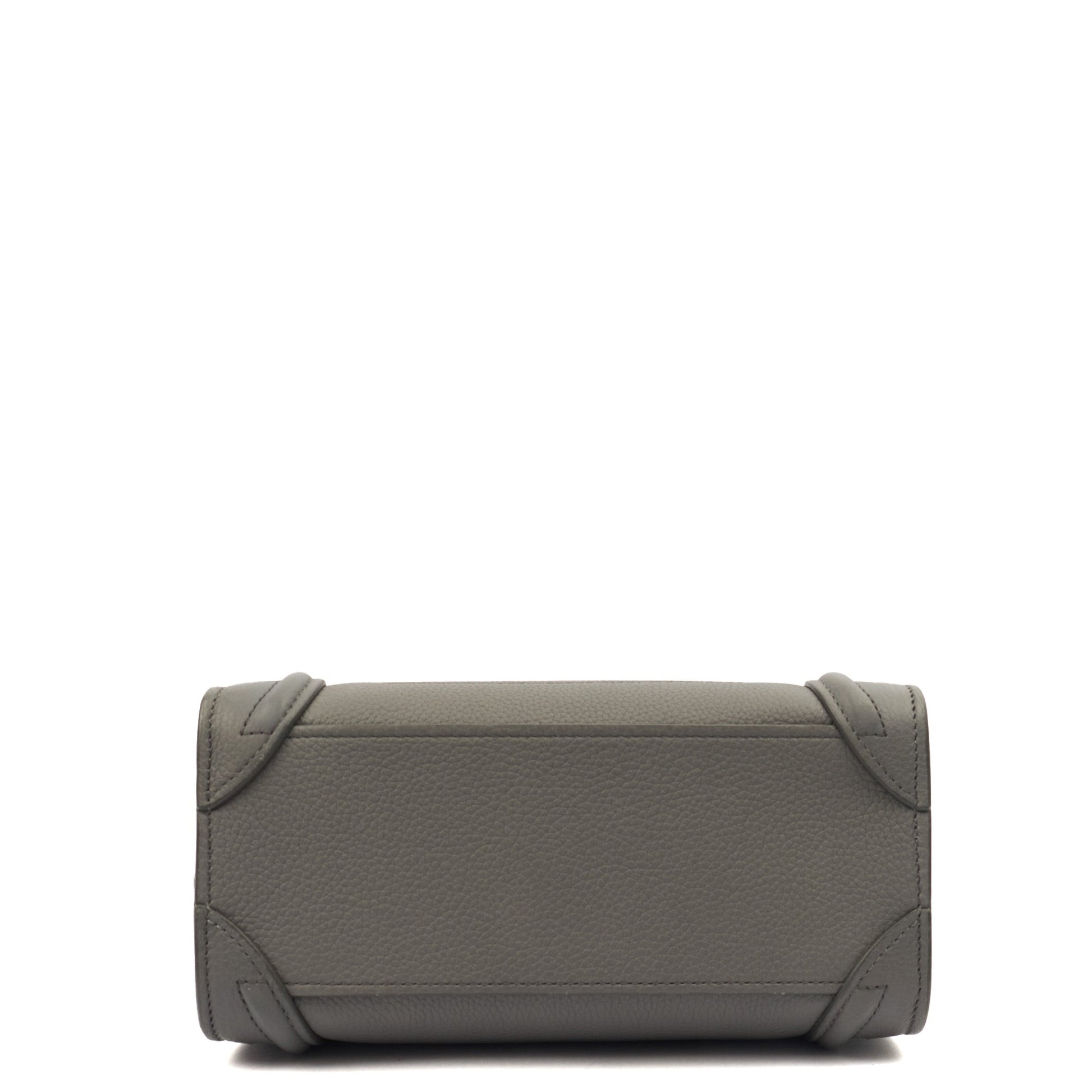 Celine Cross Body Luggage - Nano in Kohl, Leather — Lifestyle View