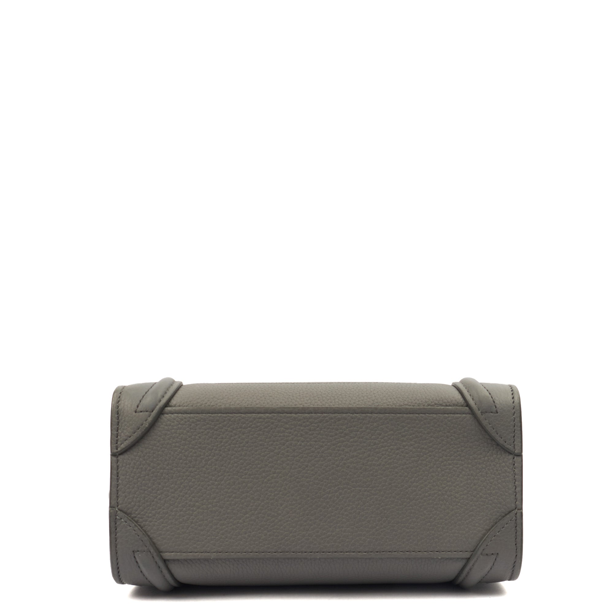 Celine Cross Body Luggage - Nano in Kohl, Leather — Lifestyle View