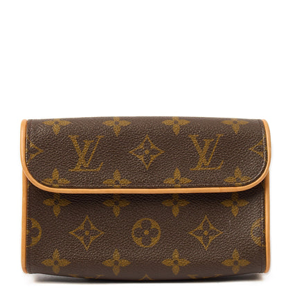 Louis Vuitton Mini Bag Florentine Belt Bag - S in Monogram, Leather — Front View