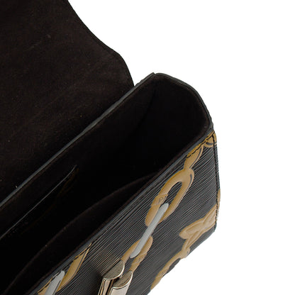 Louis Vuitton Cross Body Twist MM in Black, Epi Leather — Alternate View 12