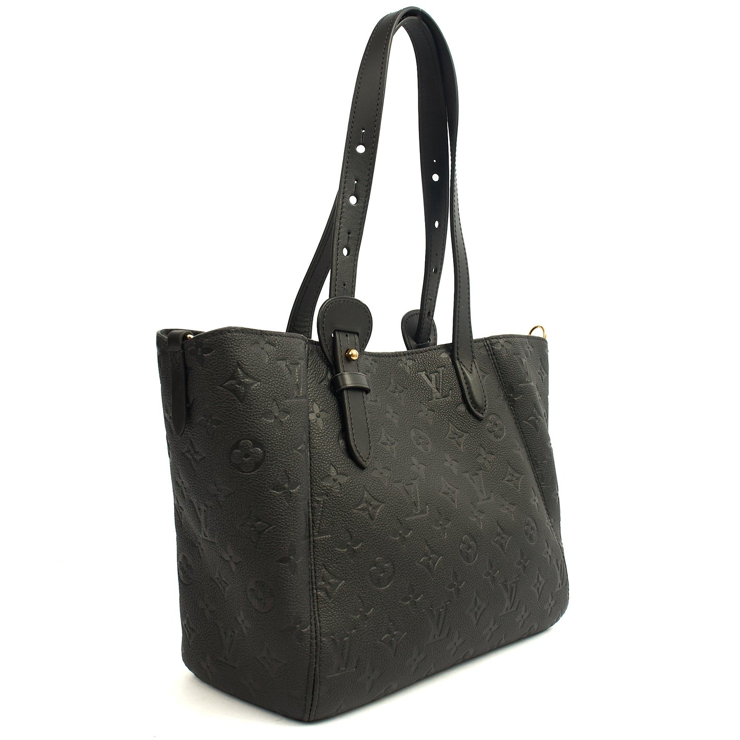 Louis Vuitton Tote All In One PM in Monogram, Empreinte Leather — Back View