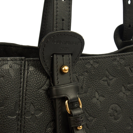 Louis Vuitton Tote All In One PM in Monogram, Empreinte Leather — Side View