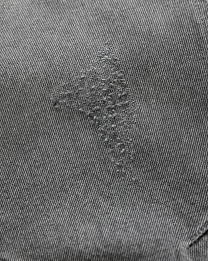 Benir Clothing Distressed Denim - Stone Grey — 28 — Lifestyle View