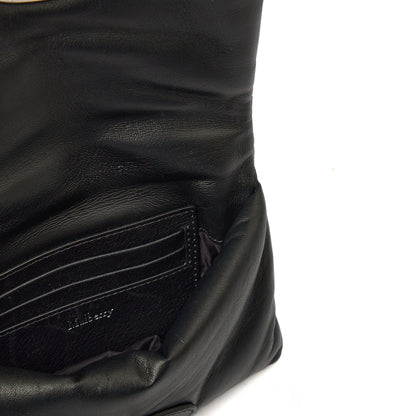 Mulberry Cross Body Little Softie in Black, Leather — Detail View