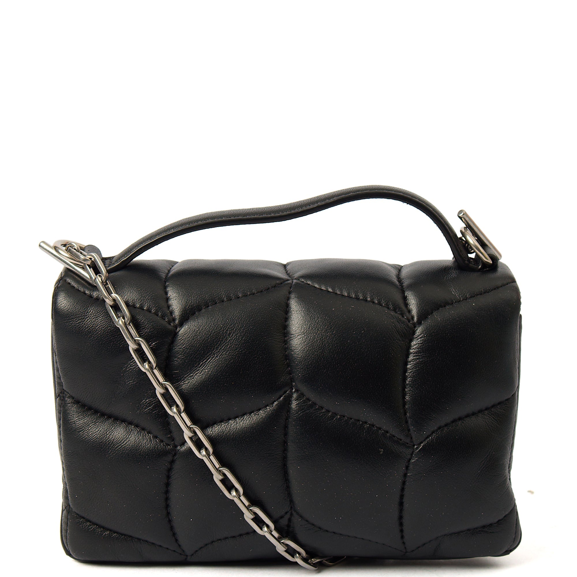 Mulberry Cross Body Little Softie in Black, Leather — Back View