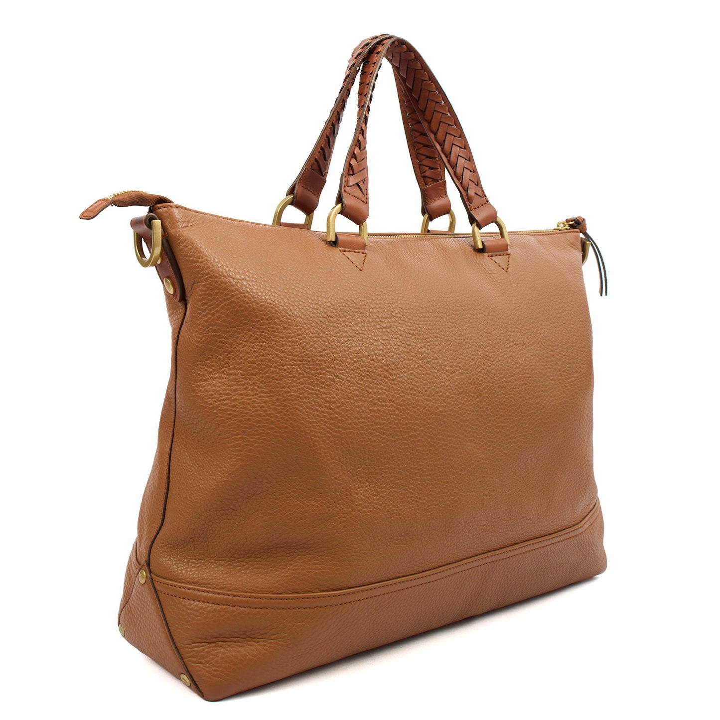Mulberry Tote Effie Tote in Brown, Leather — Back View