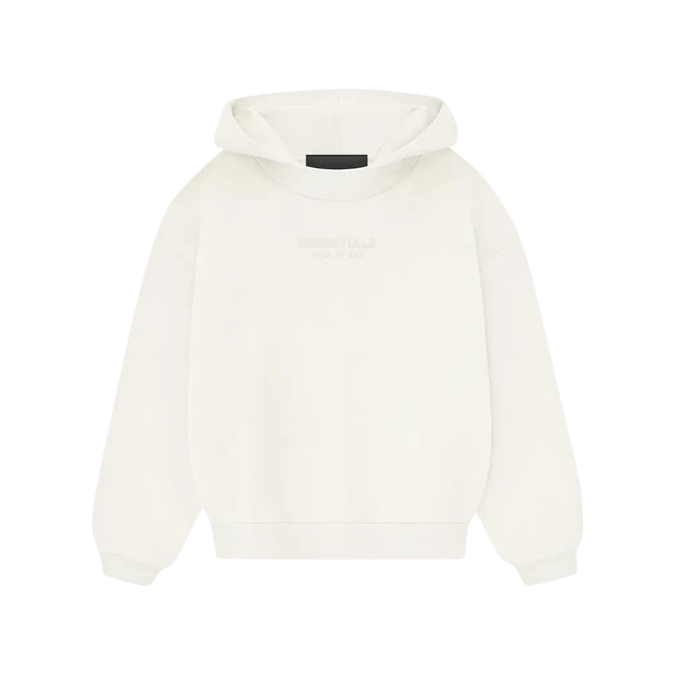 Fear of God Essentials Kids Hoodie 'Cloud Dancer' — XXS - 2/3 — Front View