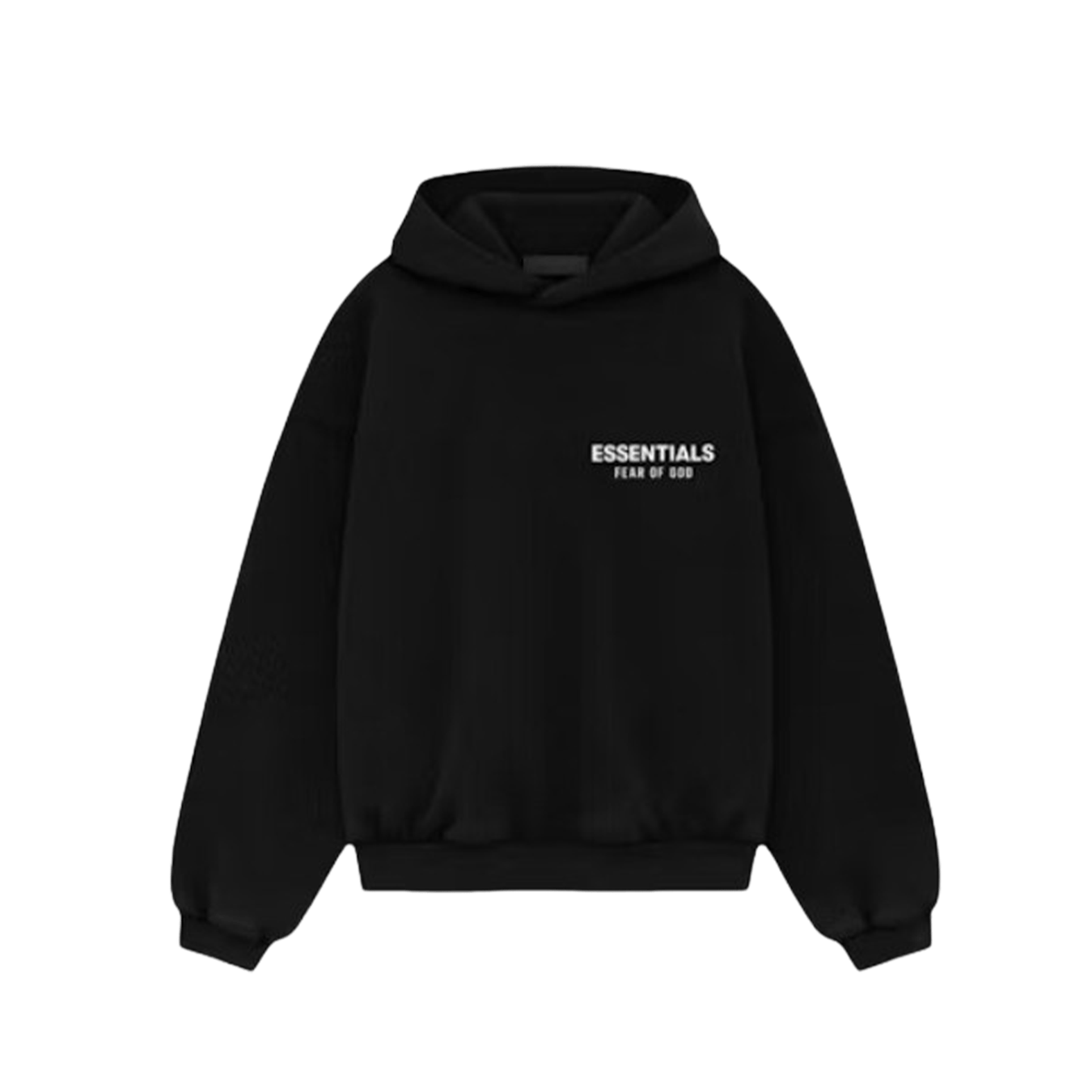 Fear of God Essentials Kids Hoodie 'Black' — XXS - 2/3 — Front View