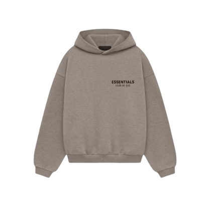 Fear of God Essentials Kids Hoodie 'Heather Grey' — XXS - 2/3 — Front View
