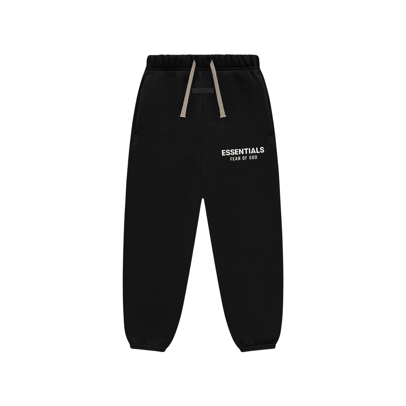Fear of God Essentials Kids Sweatpant 'Black' — XXS - 2/3 — Front View