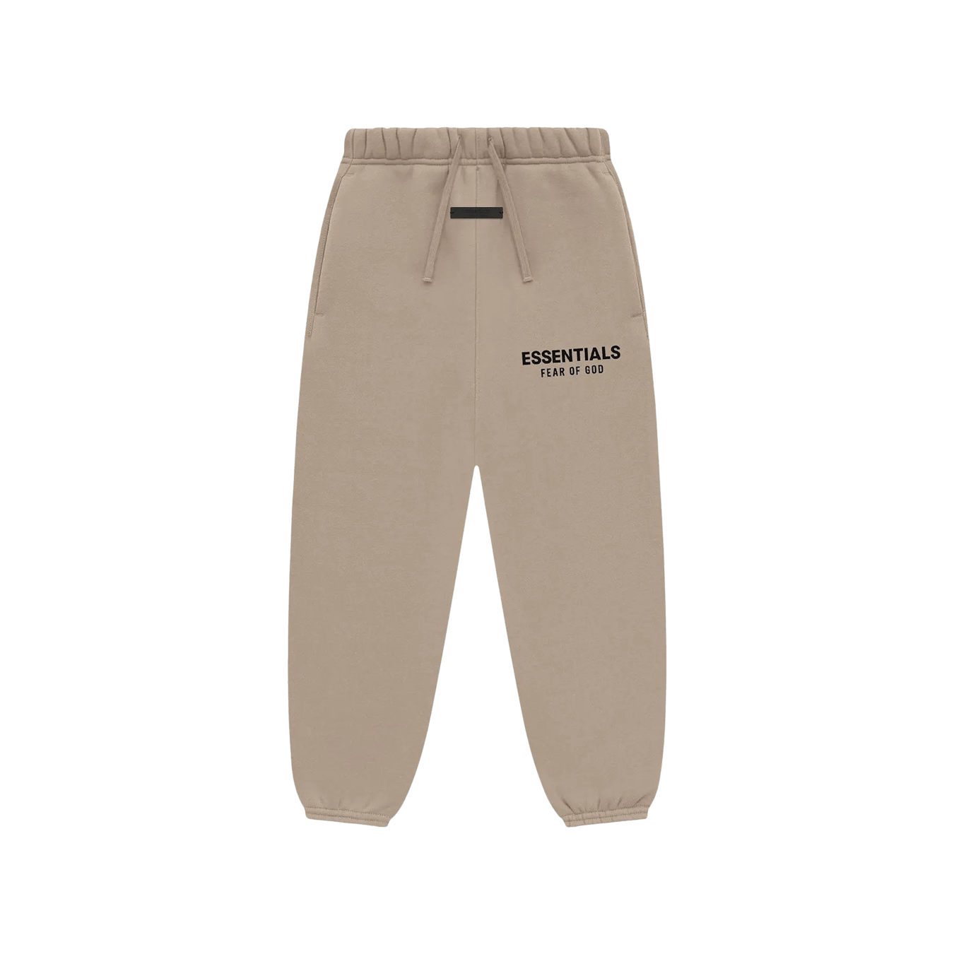 Fear of God Essentials Kids Fleece Sweatpant 'Desert Sand' — XXS - 2/3 — Front View