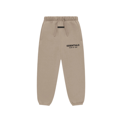 Fear of God Essentials Kids Fleece Sweatpant 'Desert Sand' — XXS - 2/3 — Front View