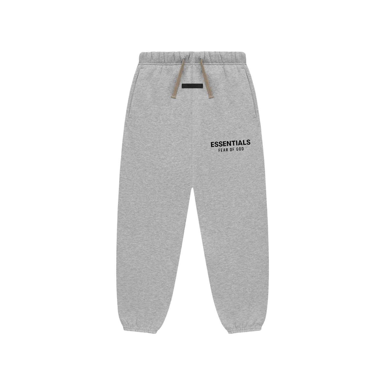 Fear of God Essentials Kids Fleece Sweatpant 'Light Heather Grey' — XXS - 2/3 — Front View