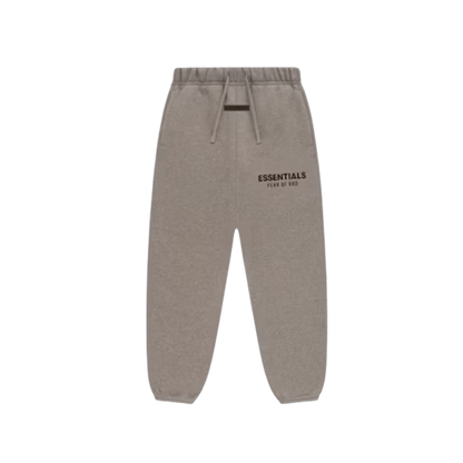 Fear of God Essentials Kids Fleece Sweatpant 'Heather Grey' — XXS - 2/3 — Front View