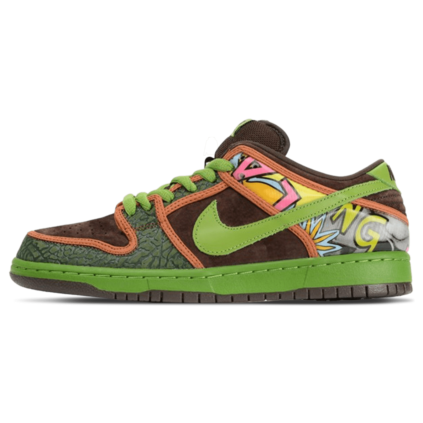 Nike Dunk Low SB 'De La Soul' — UK 3 | EU 35.5 | US 3.5 — Front View