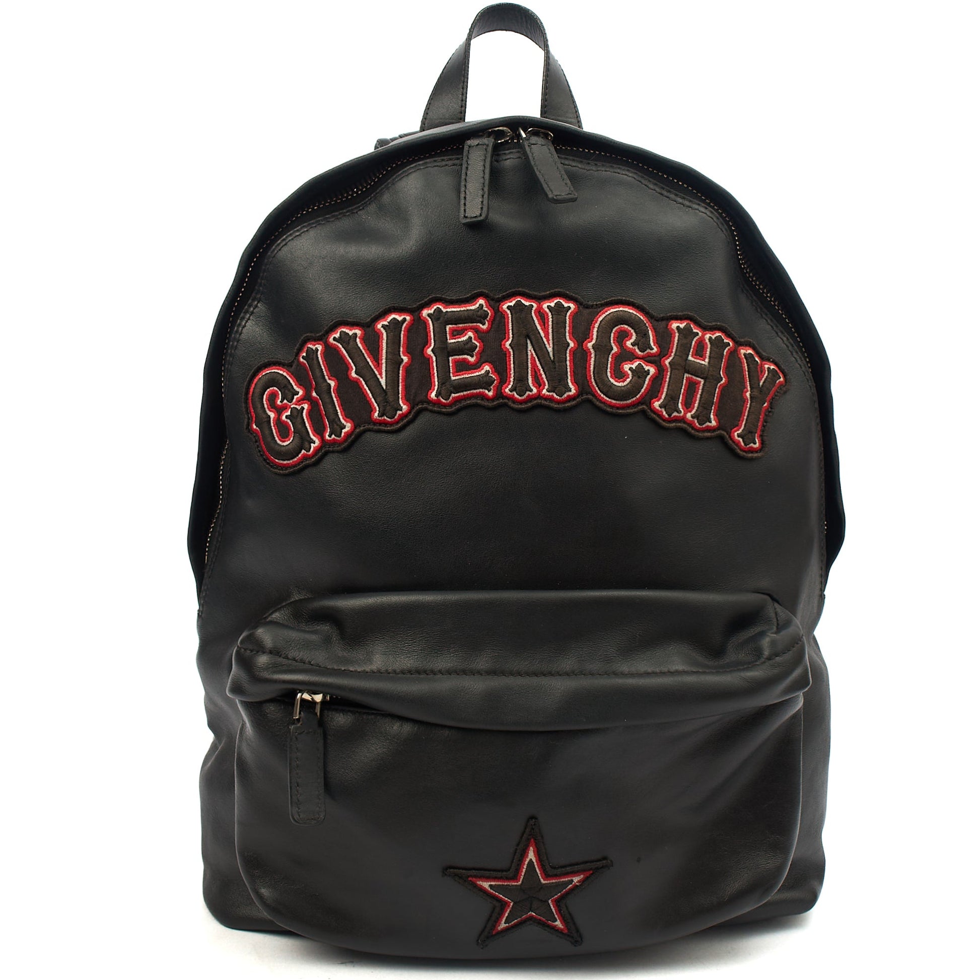 Givenchy Backpack Backpack in Black, Leather — Front View