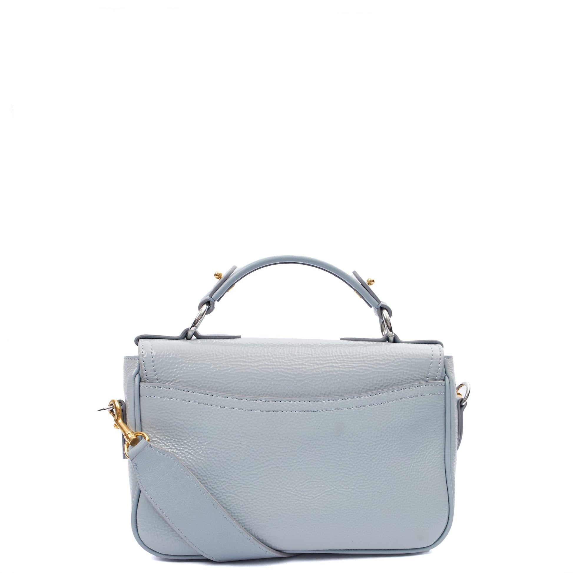 Mulberry Top Handle Bryn - Small in Blue, Patent Leather — Alternate View 10