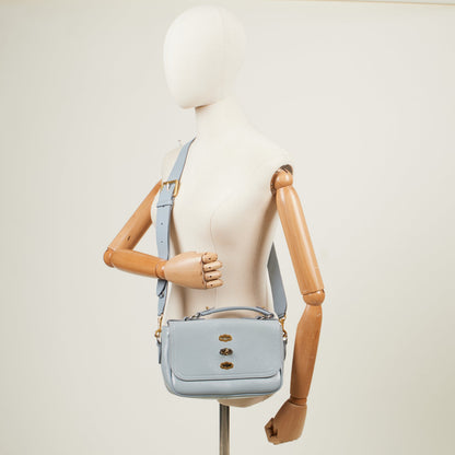 Mulberry Top Handle Bryn - Small in Blue, Patent Leather — Alternate View 7