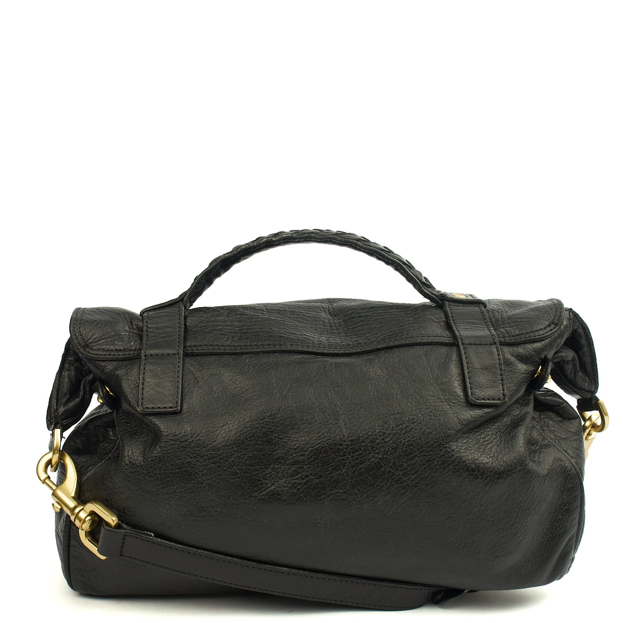 Mulberry Satchel Alexa in Black, Leather — Alternate View 9