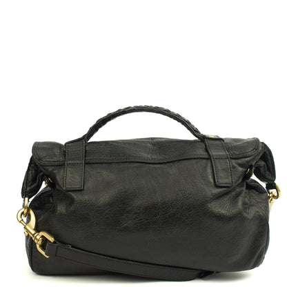 Mulberry Satchel Alexa in Black, Leather — Alternate View 9