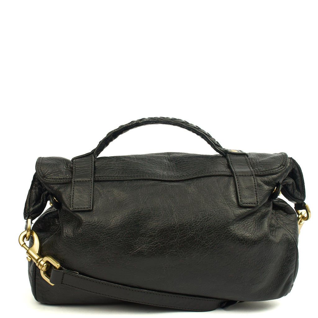 Mulberry Satchel Alexa in Black, Leather — Alternate View 15