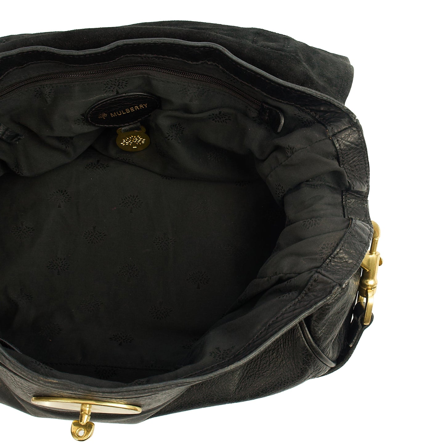 Mulberry Satchel Alexa in Black, Leather — Alternate View 11