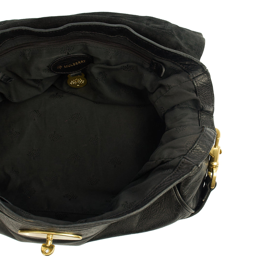 Mulberry Satchel Alexa in Black, Leather — Alternate View 17