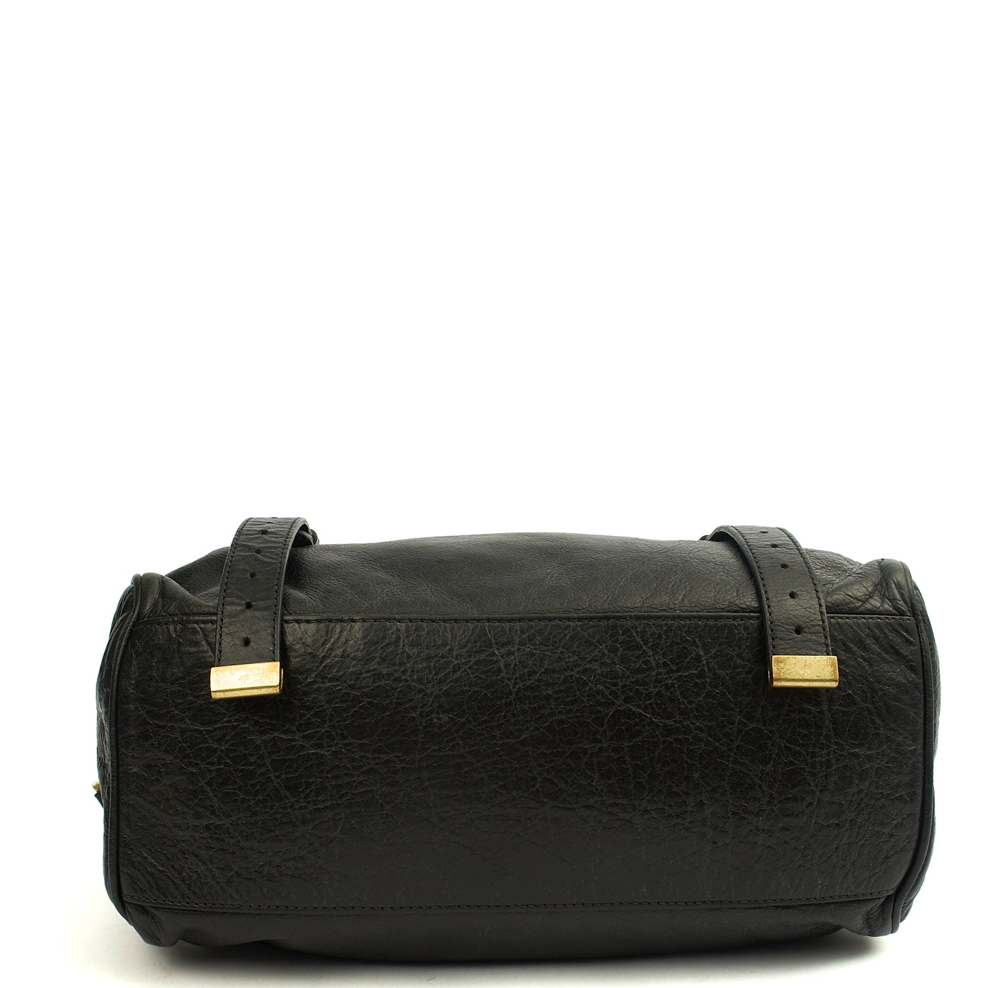 Mulberry Satchel Alexa in Black, Leather — Top View