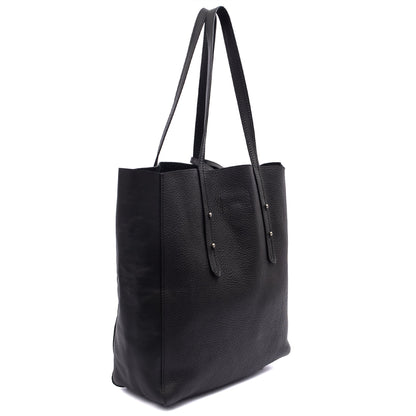 Aspinal of London Tote London Tote - Midi in Black, Leather — Alternate View 9