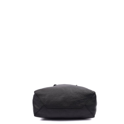 Aspinal of London Tote London Tote - Midi in Black, Leather — Top View