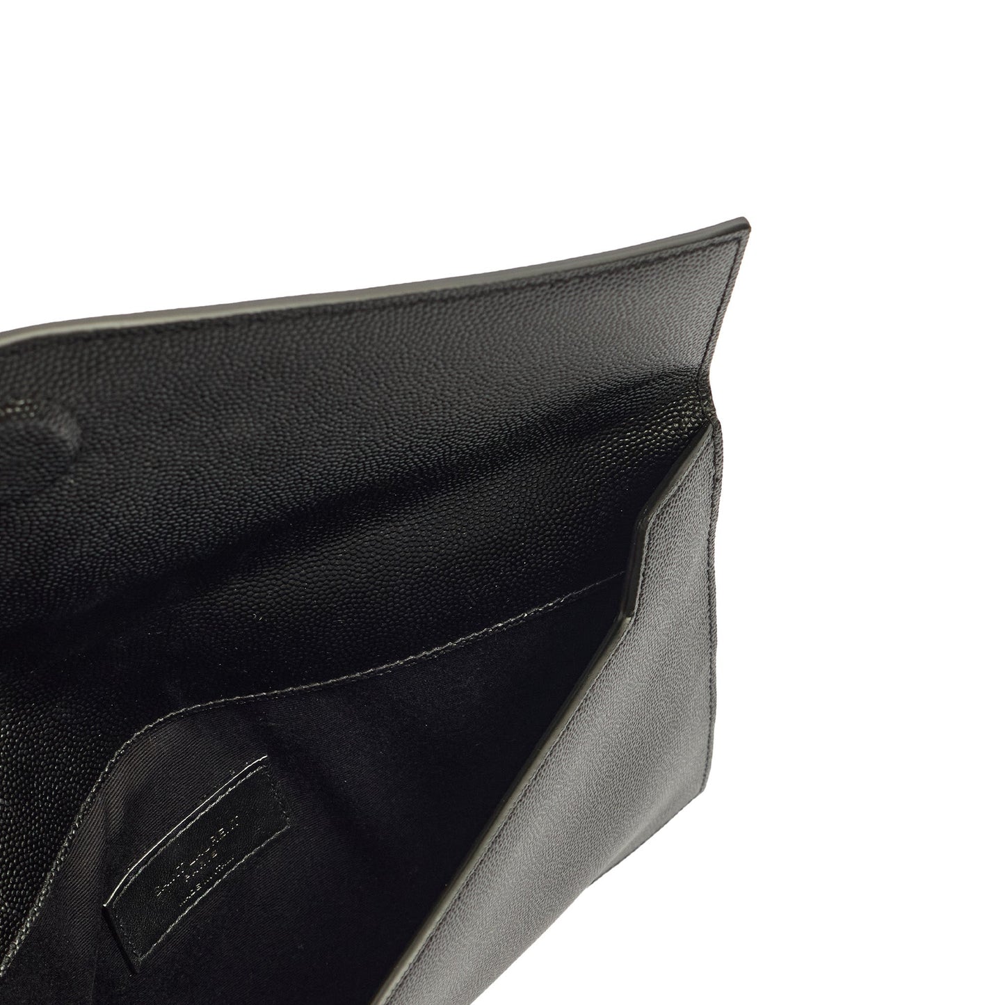 Saint Laurent Clutch Uptown Pouch in Black, Calfskin Leather — Alternate View 21