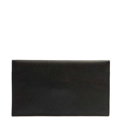 Saint Laurent Clutch Uptown Pouch in Black, Calfskin Leather — Alternate View 17
