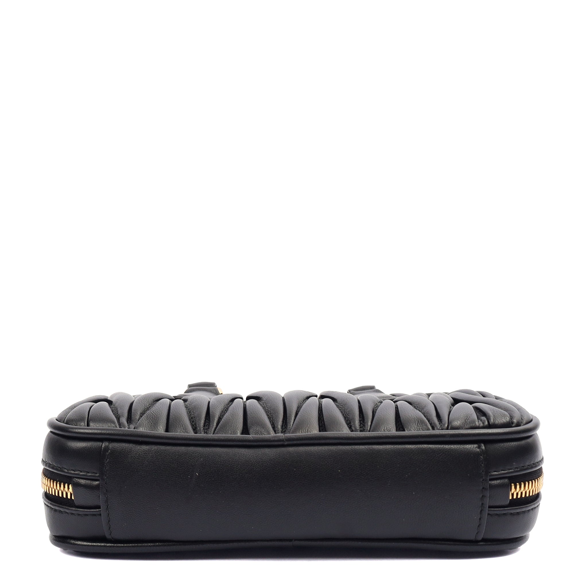 Miu Miu Tote Arcadie in Black, Leather — Top View