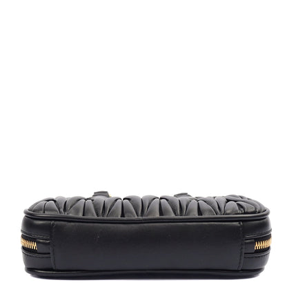 Miu Miu Tote Arcadie in Black, Leather — Top View