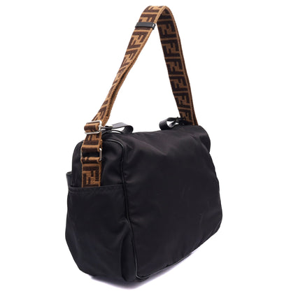 Fendi Tote Baby Changing Bag in Black, Fabric — Side View