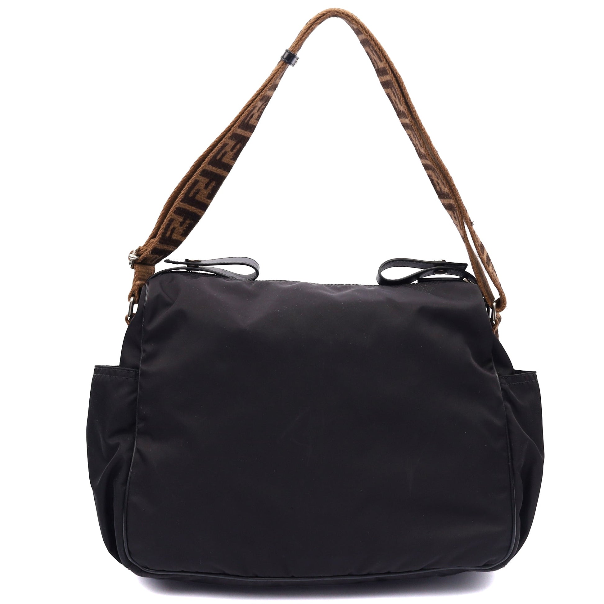 Fendi Tote Baby Changing Bag in Black, Fabric — Back View