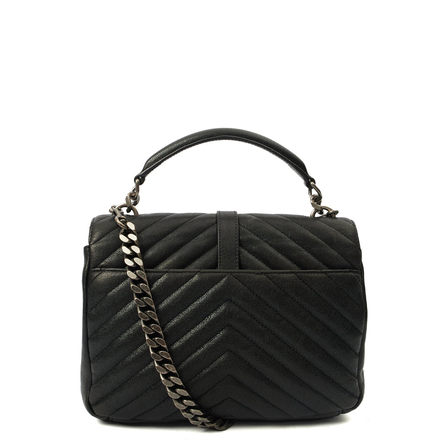 Saint Laurent Cross Body College - Medium in Black, Leather — Alternate View 9