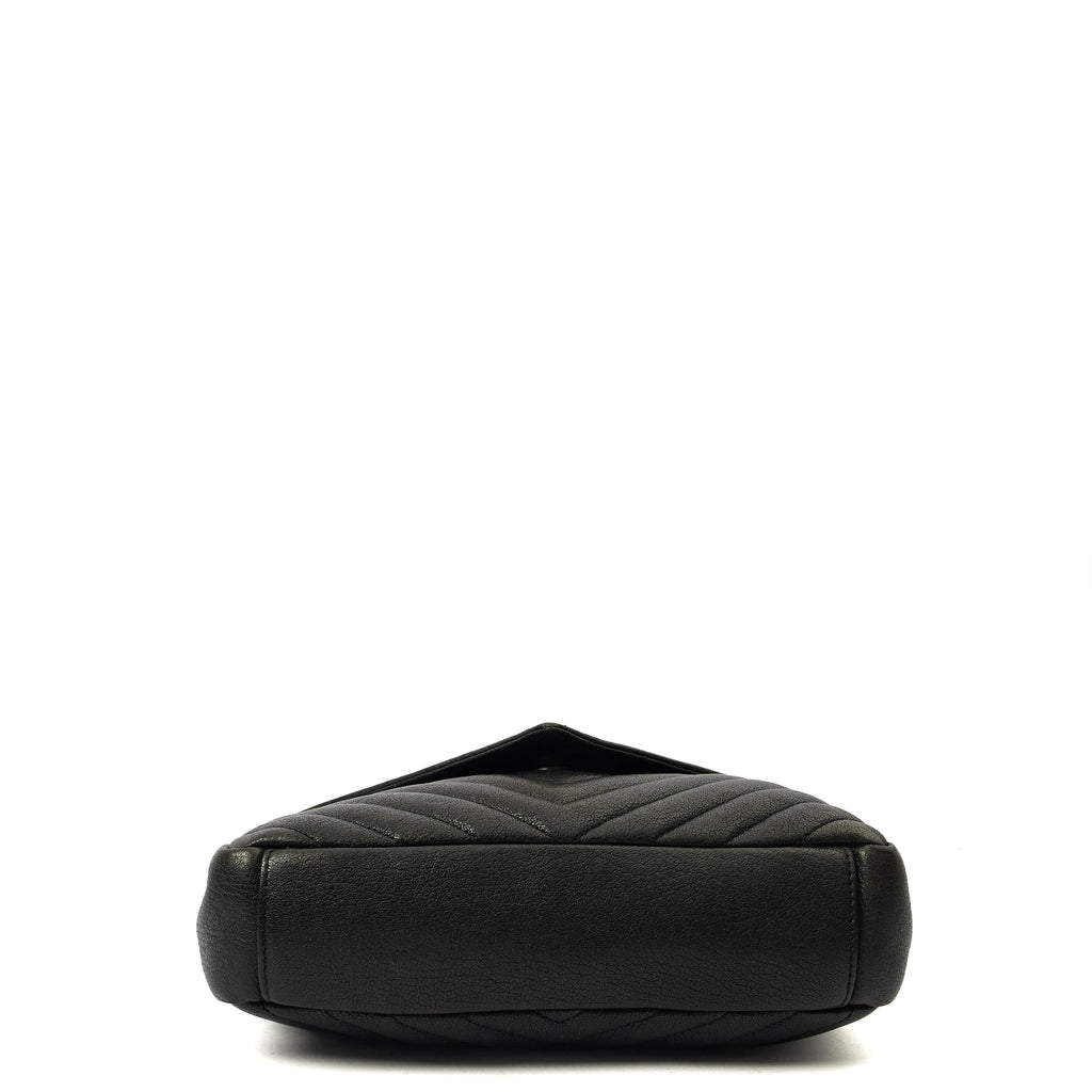 Saint Laurent Cross Body College - Medium in Black, Leather — Top View