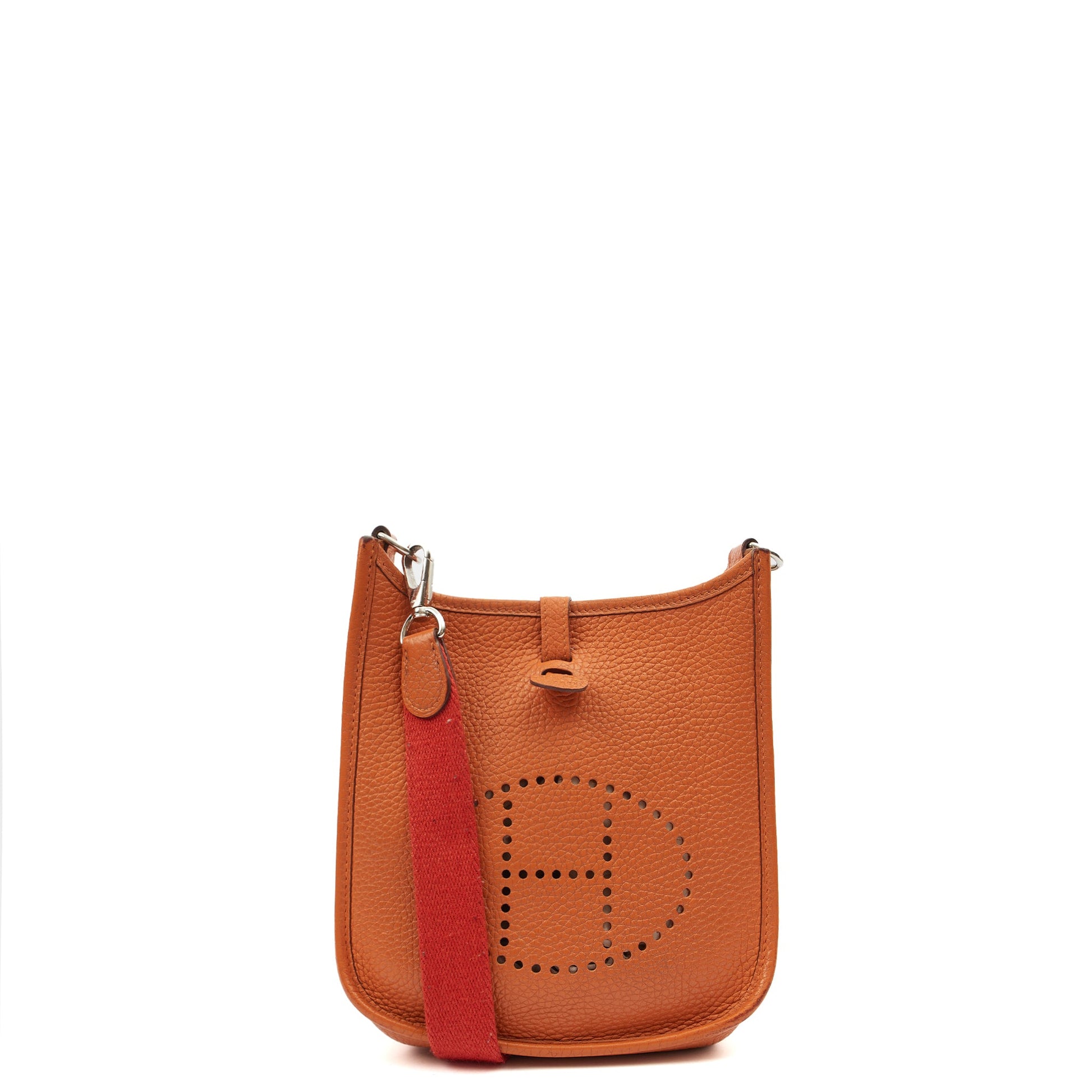 Hermes Evelyne 16 in Classic Orange, Clemence Leather — Alternate View 23
