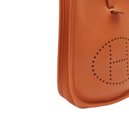 Hermes Evelyne 16 in Classic Orange, Clemence Leather — Alternate View 18
