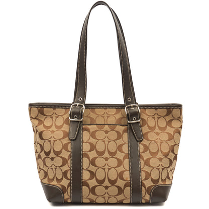 Coach Tote Vintage Canvas Tote in Neutral — Alternate View 8