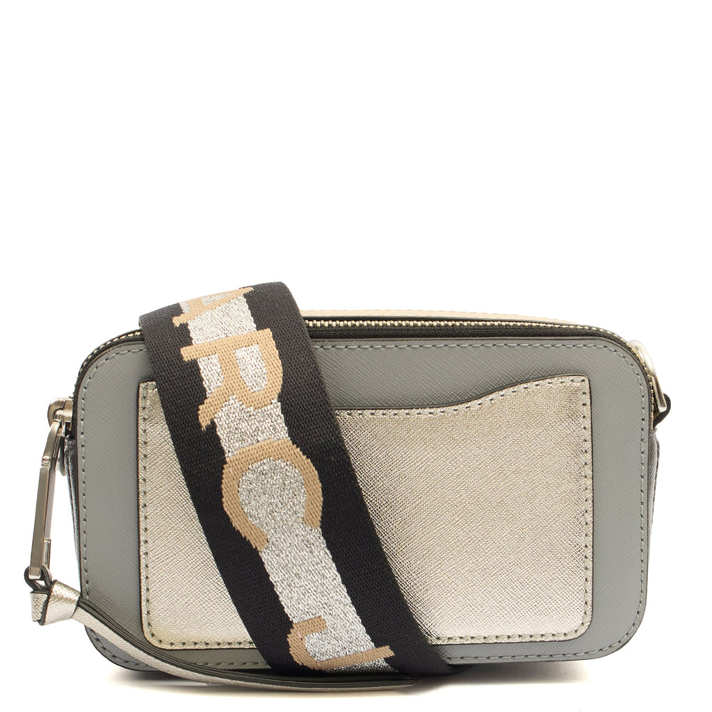 Marc Jacobs Cross Body Snapshot in Grey, Leather — Alternate View 15
