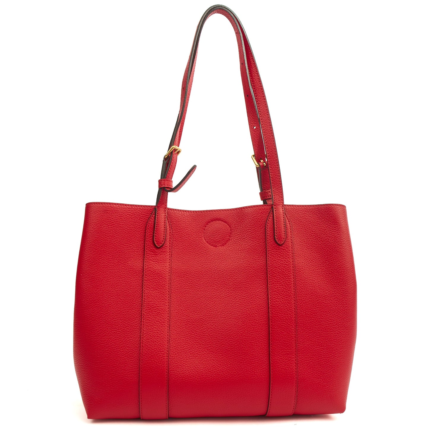 Mulberry Tote Bayswater Tote - Small in Scarlet Red, Leather — Back View
