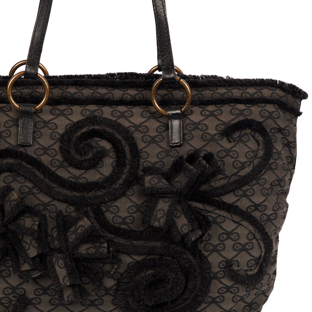 Anya Hindmarch Tote Tote in Black, Fabric — Alternate View 19