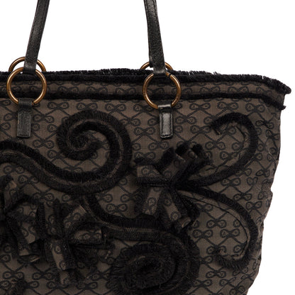 Anya Hindmarch Tote Tote in Black, Fabric — Alternate View 19